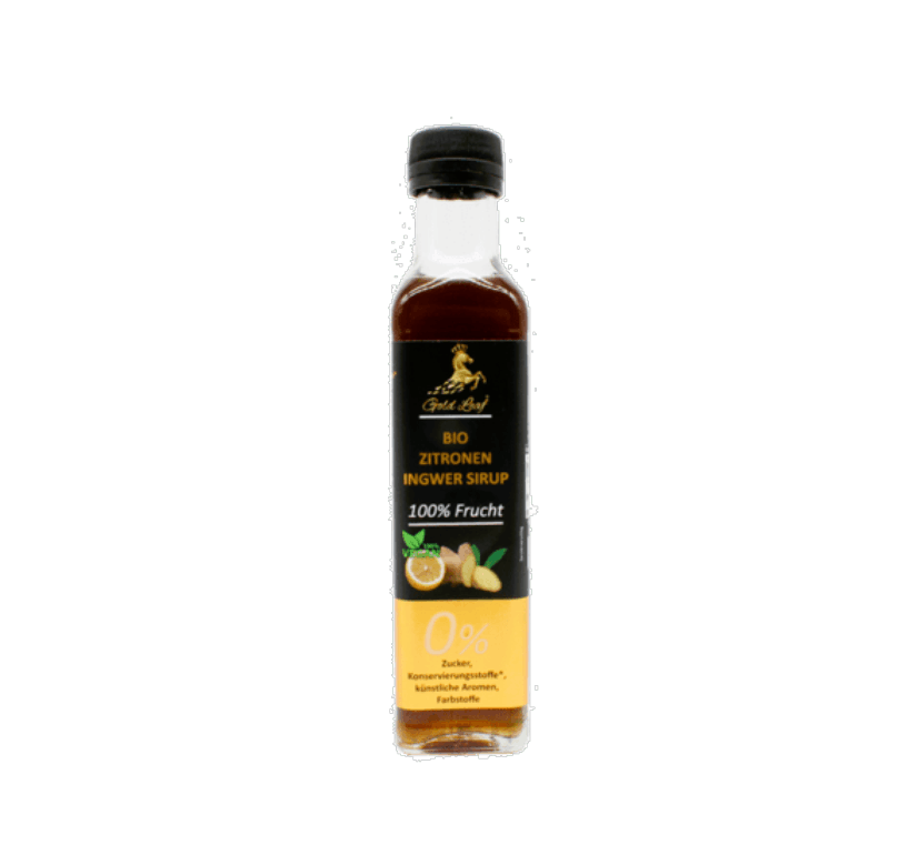 Bio Ingwer-Zitronen-Sirup