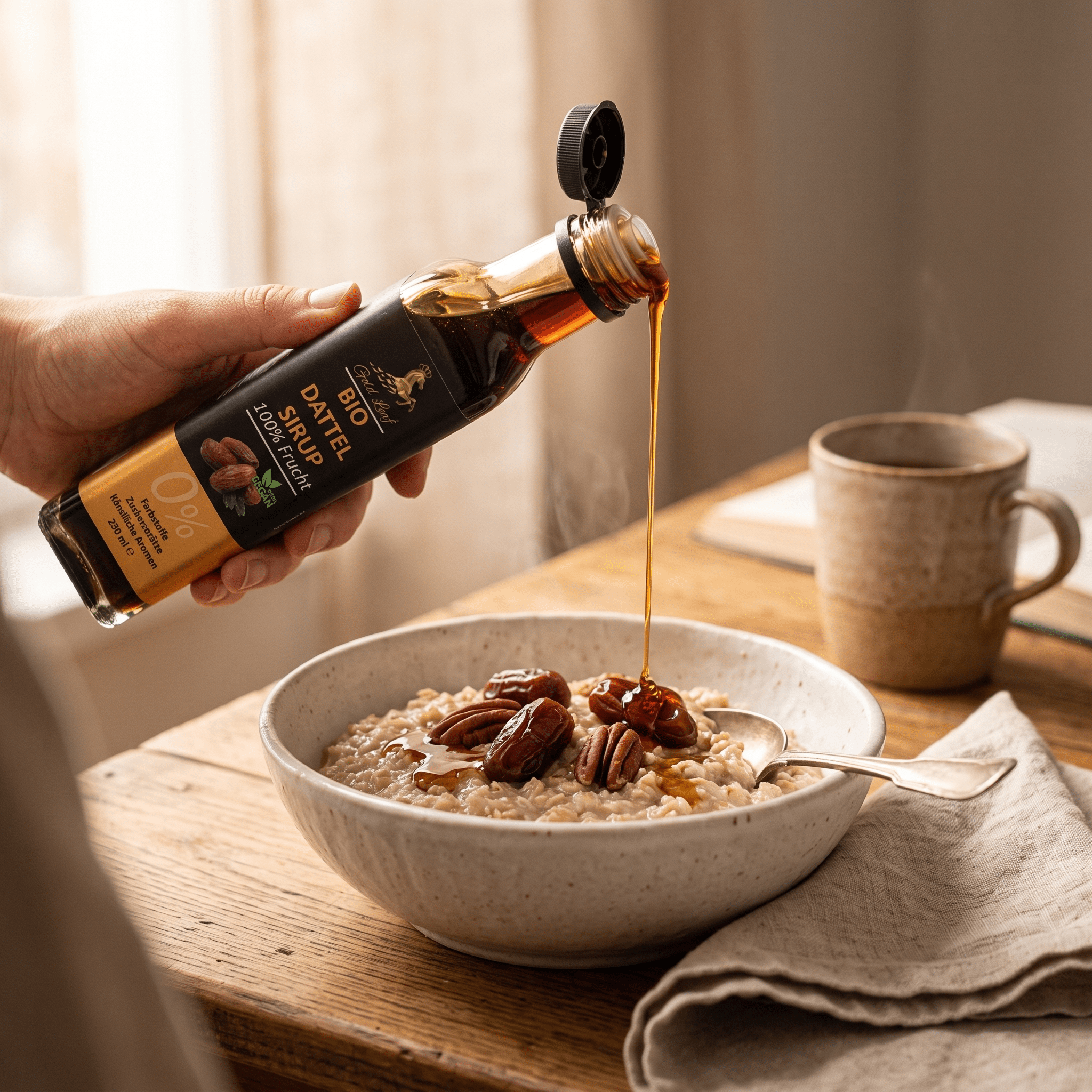 Bio Dattel-Sirup: Natürliche Zucker-Alternative - MyGoldLeaf