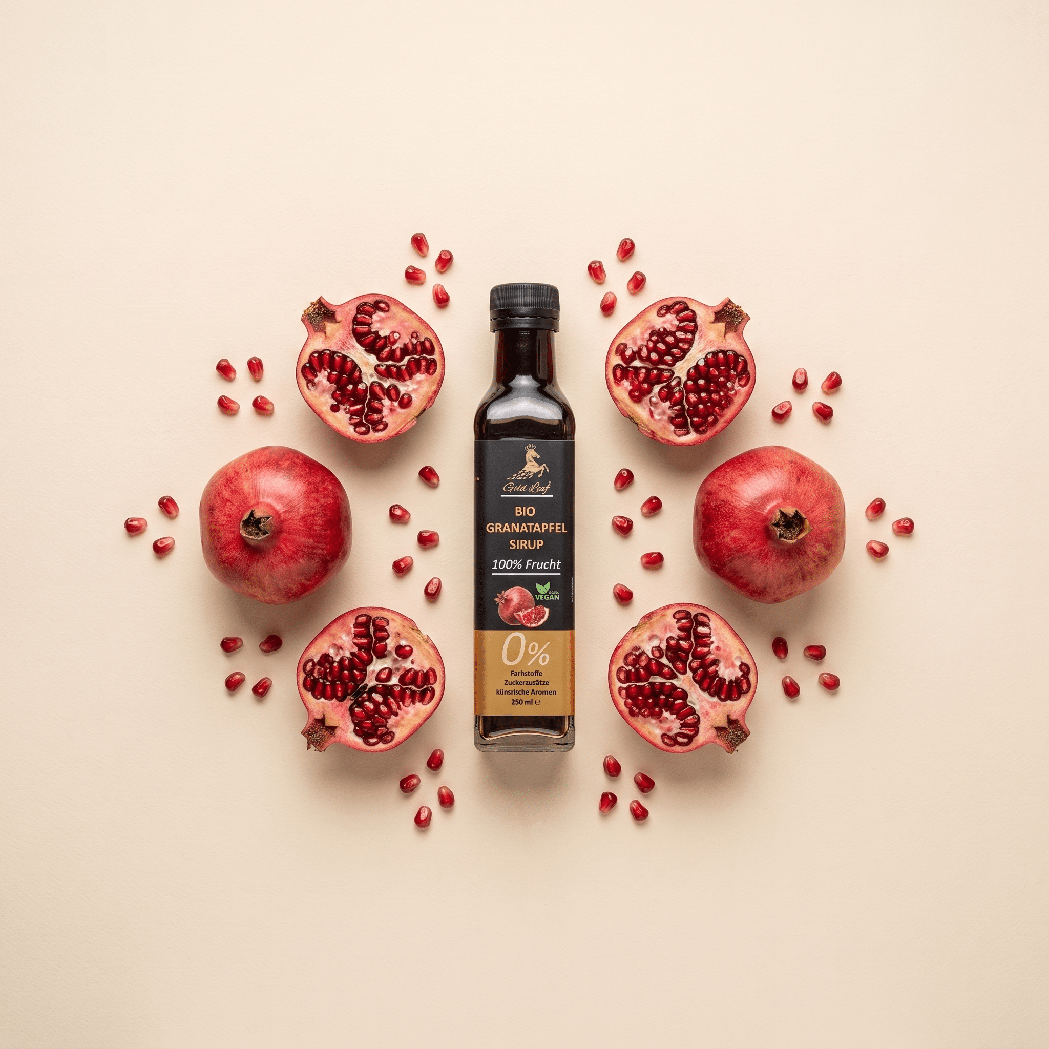 Bio Granatapfel-Sirup - MyGoldLeaf