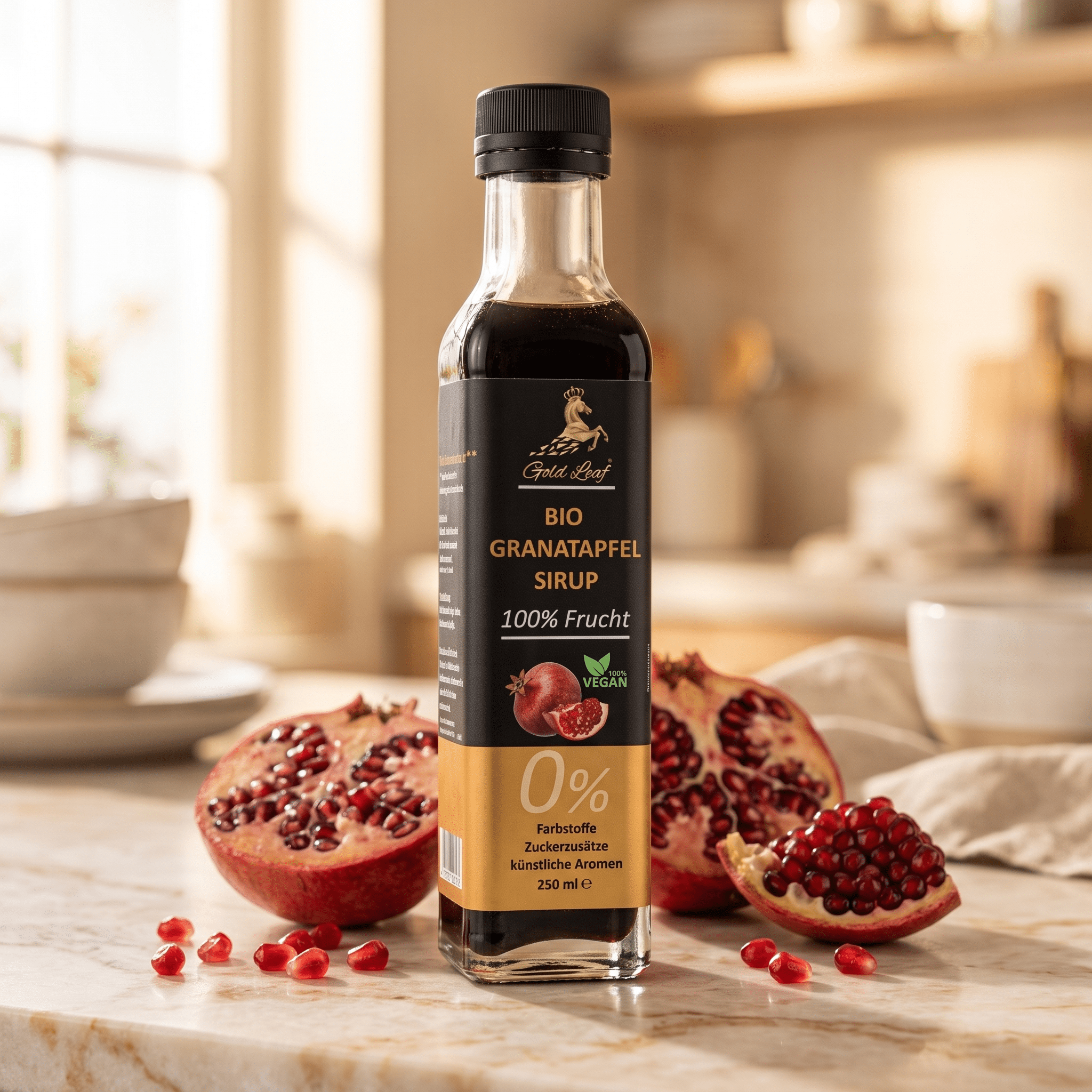 Bio Granatapfel-Sirup - MyGoldLeaf