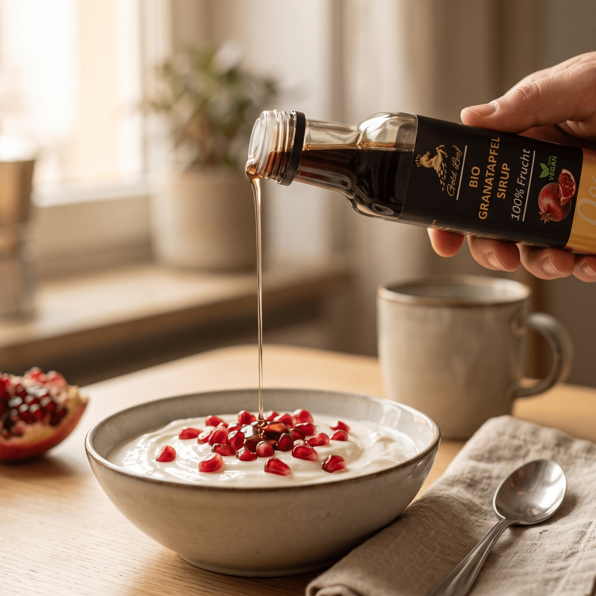 Bio Granatapfel-Sirup - MyGoldLeaf