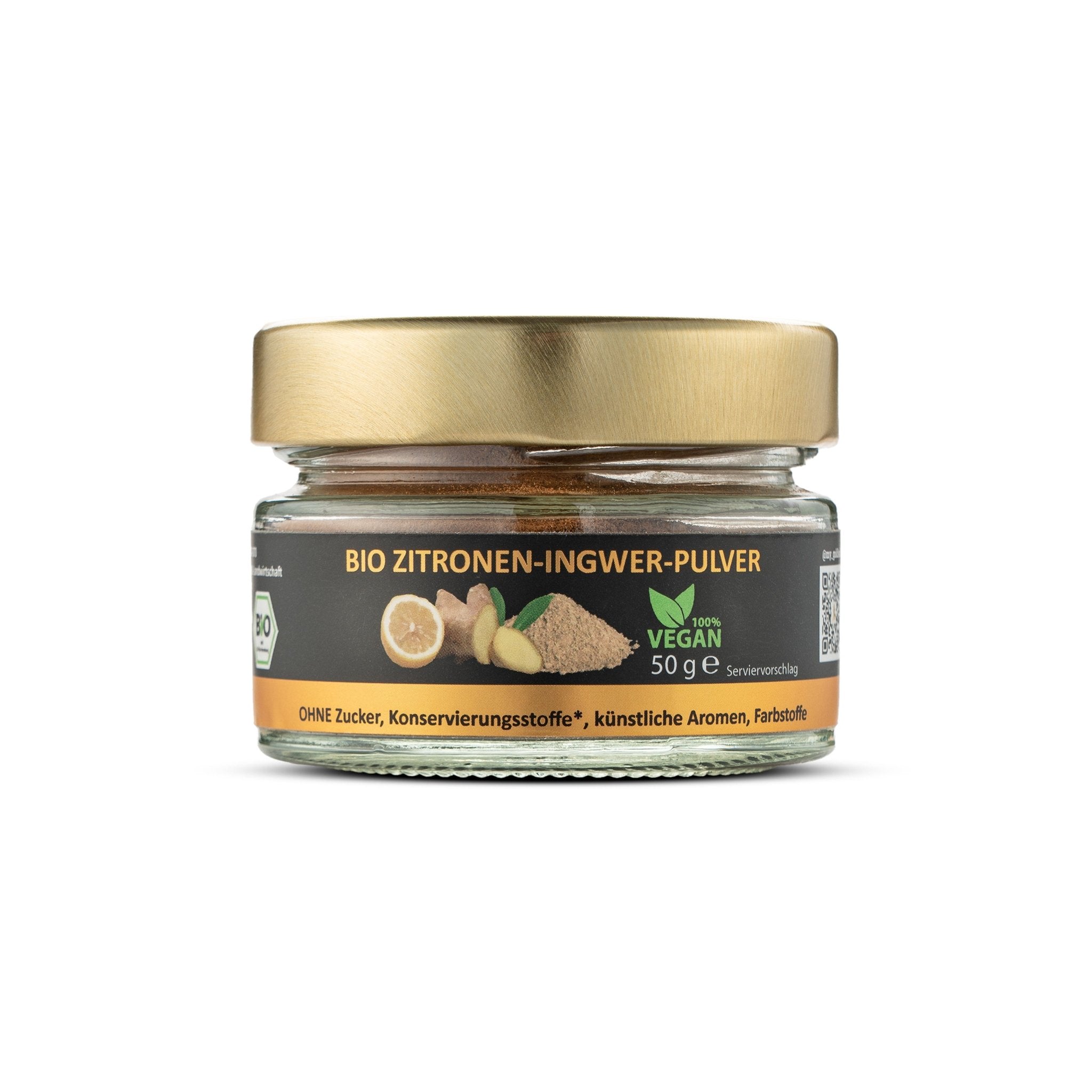 Bio Ingwer - Zitronen - Pulver - MyGoldLeaf
