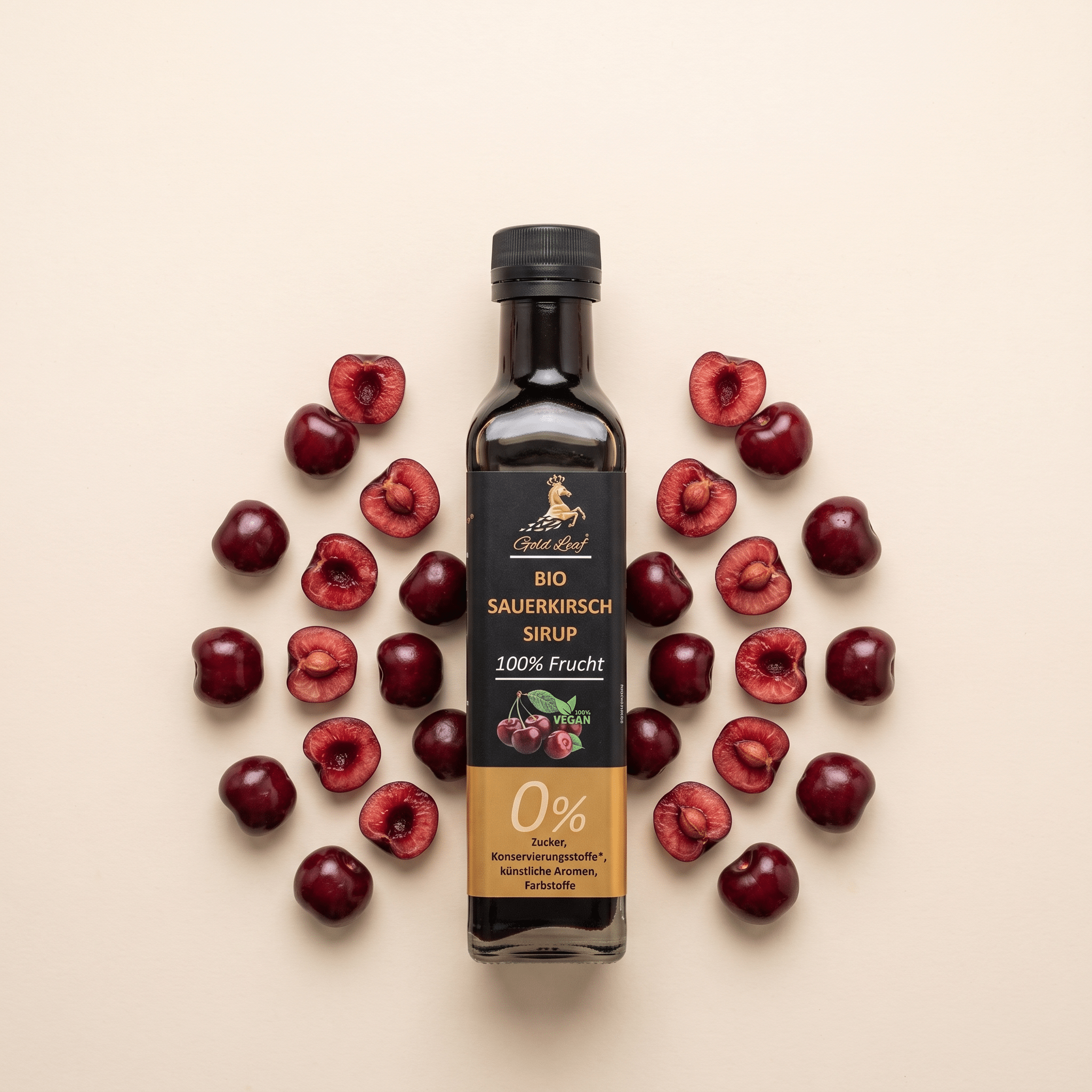 Bio Sauerkirsch-Sirup - MyGoldLeaf