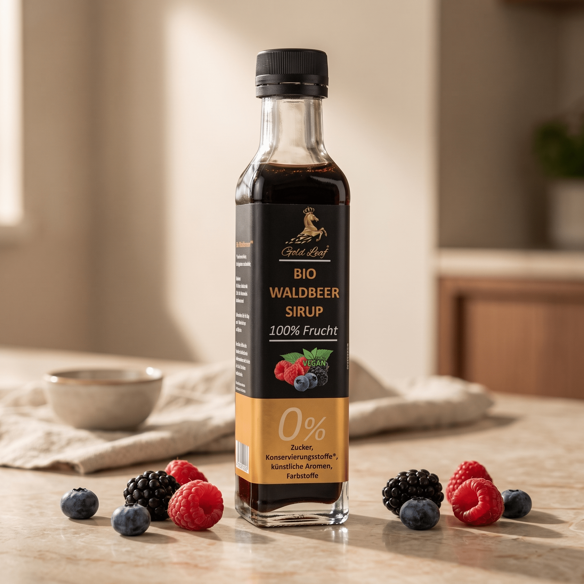 Bio Waldbeer-Sirup - MyGoldLeaf