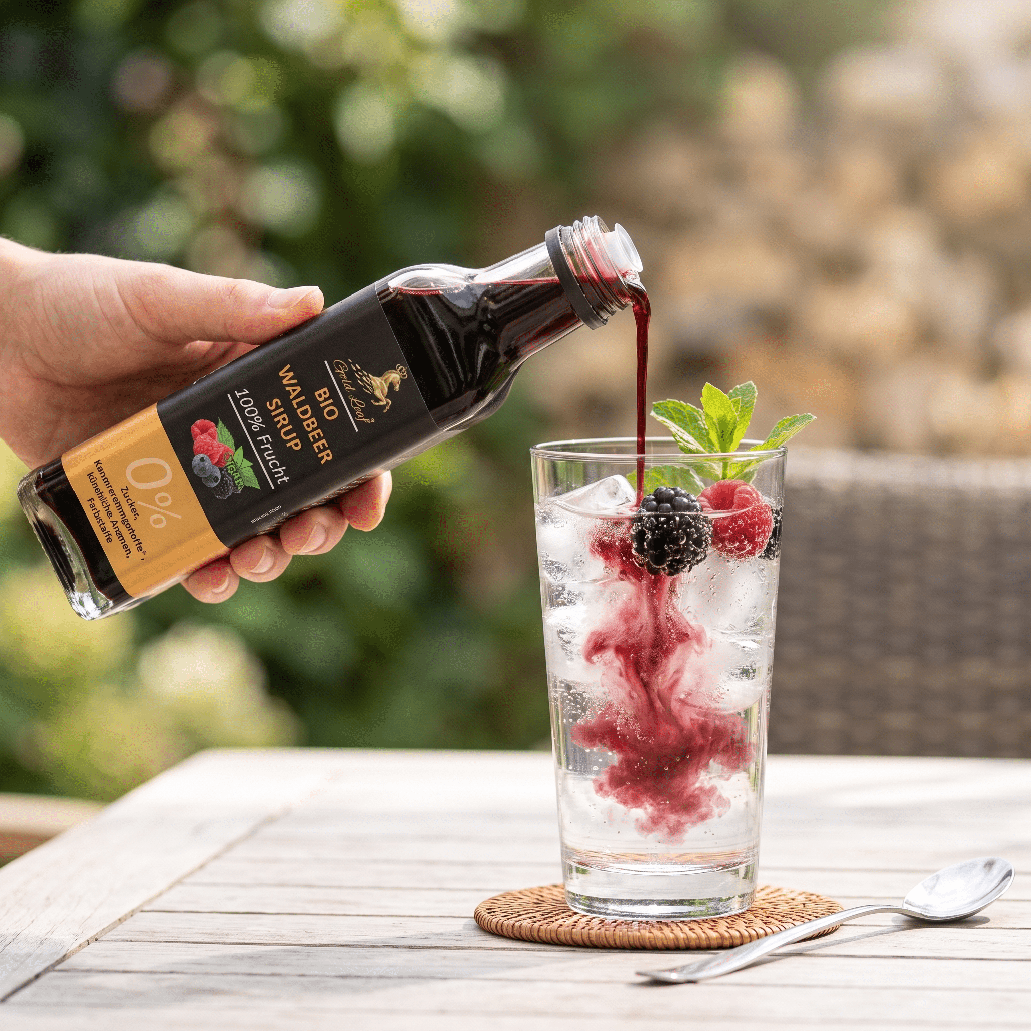 Bio Waldbeer-Sirup - MyGoldLeaf